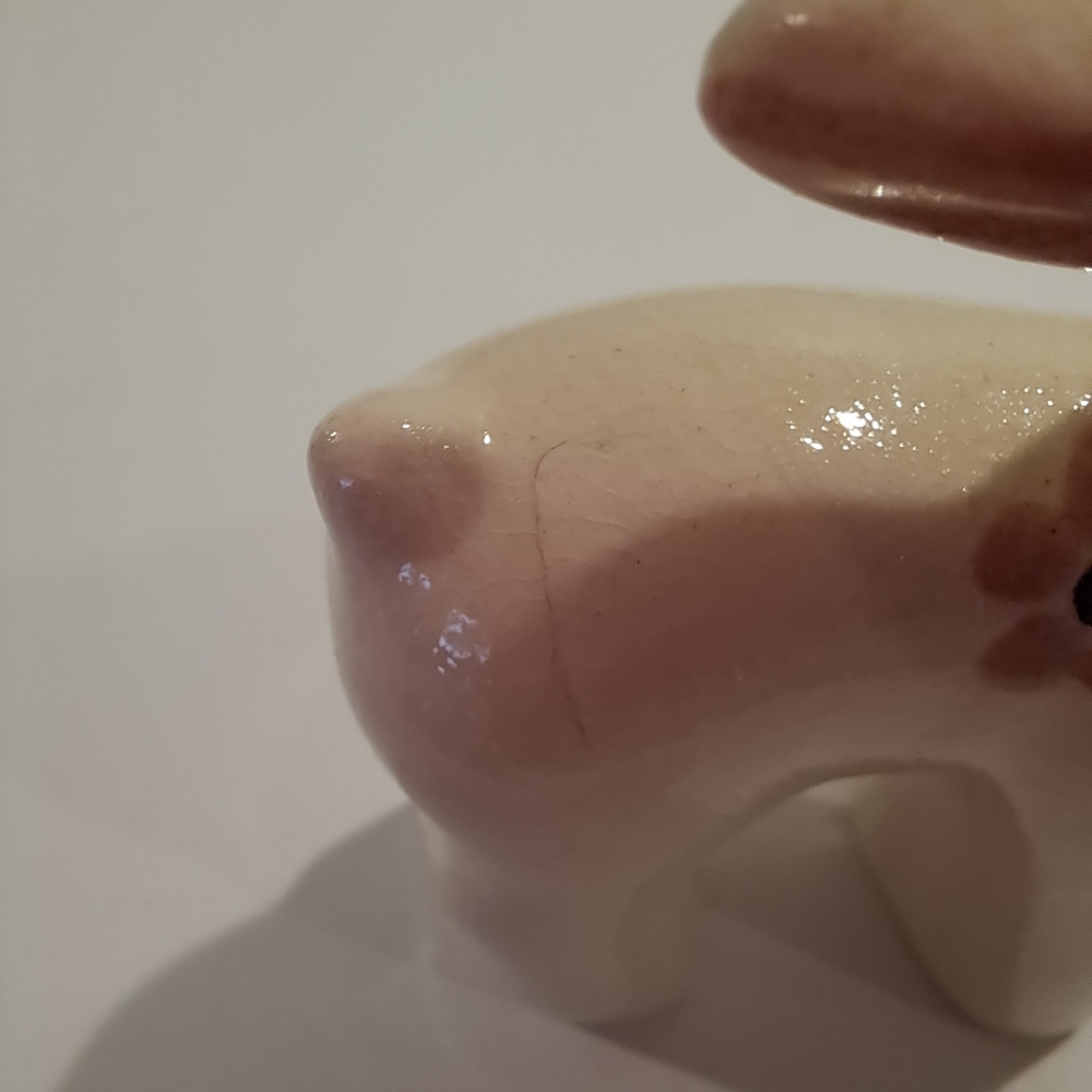 Vtg California Pottery Lamb Figurine Rio Hondo deLee 3 1/2" - Picture 5 of 5